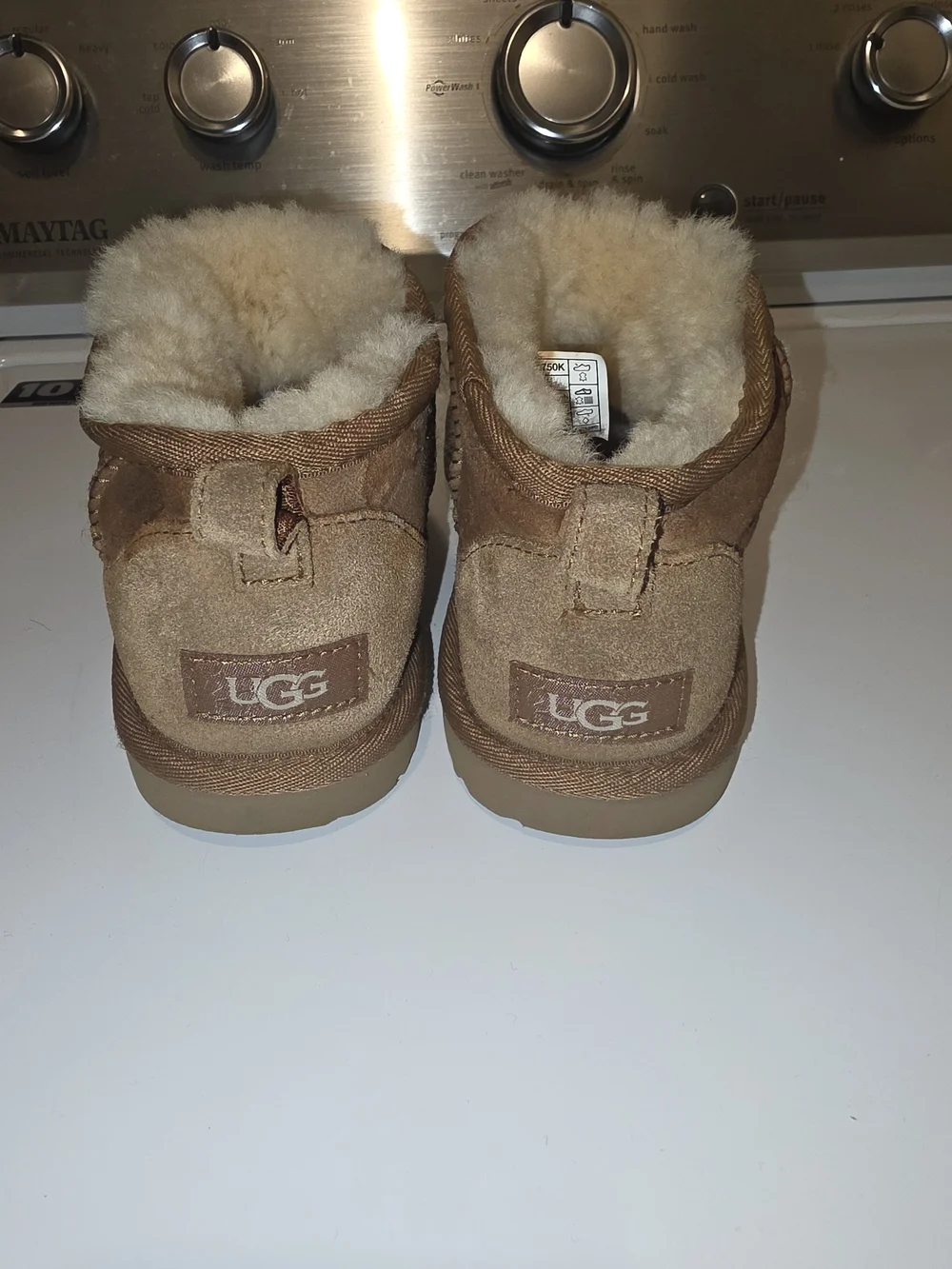UGG Chestnut Brown Suede Shearling Lined Ankle Boots